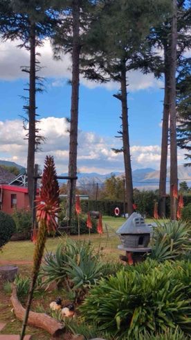 Lodge im Mai